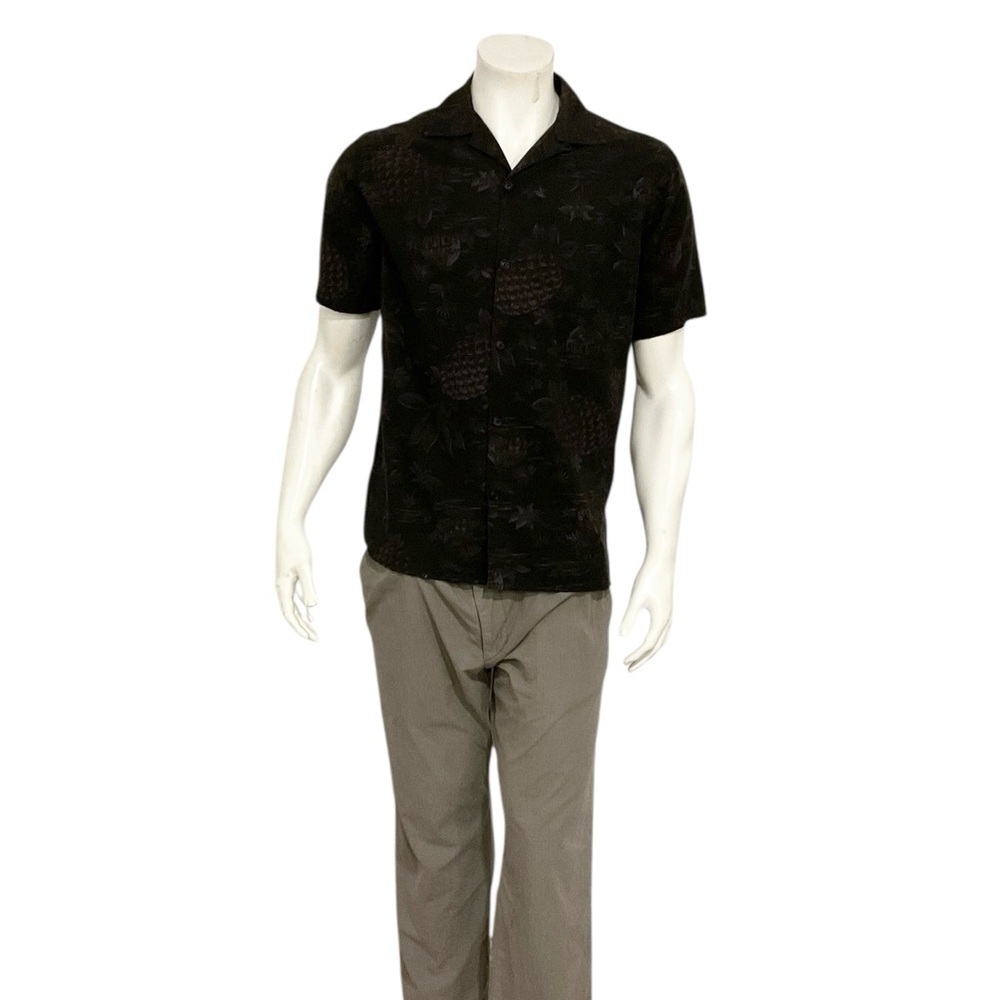Freenote Cloth Men’s Purple Floral Short Sleeve Button Shirt